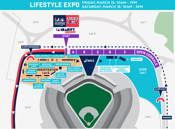 LA Marathon Expo & Bib Pick Up The McCourt Foundation