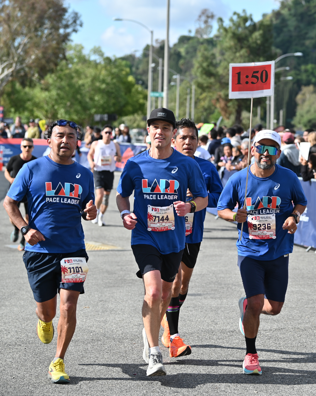 LARR Pace Leaders at Rose Bowl Half Marathon