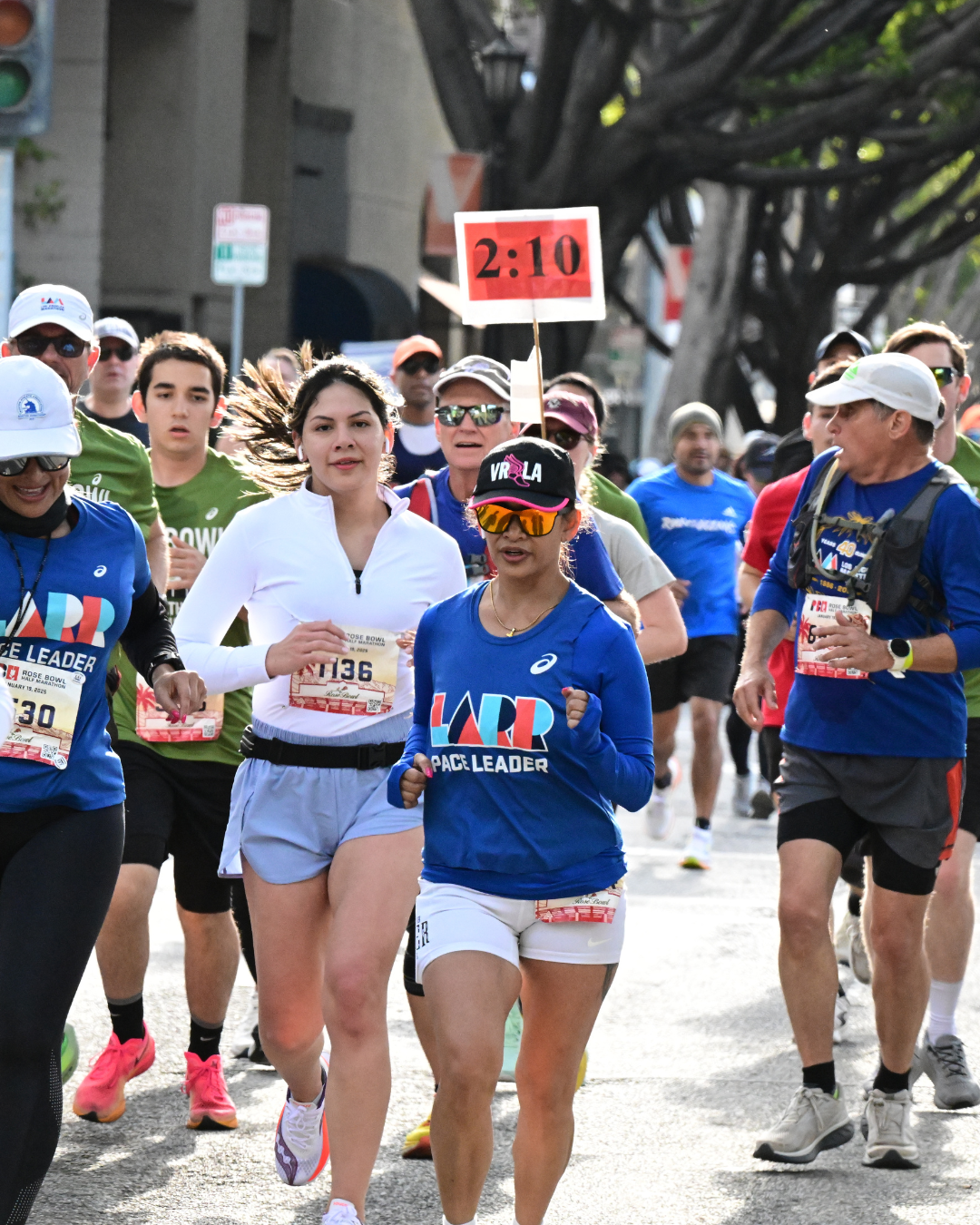LARR Pace Leaders at Rose Bowl Half